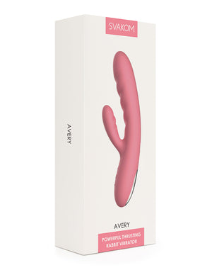 Svakom Avery Thrusting Rabbit Vibrator (Authuorized Dealer) Award-Winning & Famous - Svakom love is love buy sex toys in singapore u4ria loveislove