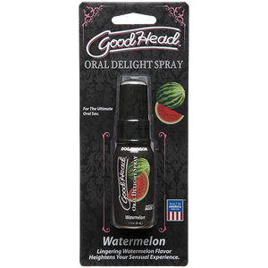 Doc Johnson GoodHead Oral Delight Spray 29ML 1 FL OZ Cotton Candy or Watermelon Enhancers & Essentials - Aromas & Stimulants Buy Sex Toys in Singapore LoveisLove U4Ria