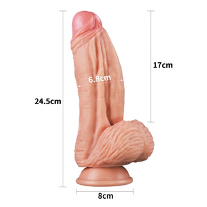 King-Sized Dual-Layered Silicone Nature Cock 10" Dildos - Large & Unique Dildos Buy in Singapore LoveisLove U4Ria