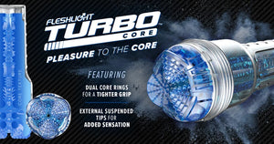 Fleshlight Turbo Core or Throttle Masturbator Blue Ice