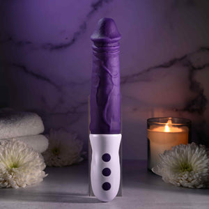 Evolved Plum Thrust Thrusting Realistic Dildo Vibrator Vibrators - Thrusting Vibrators Buy in Singapore LoveisLove U4Ria
