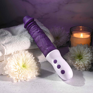 Evolved Plum Thrust Thrusting Realistic Dildo Vibrator Vibrators - Thrusting Vibrators Buy in Singapore LoveisLove U4Ria
