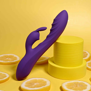 Evolved Wavy Rabbit G-Spot and Clitoral Rabbit Vibrator Vibrators - Rabbit Vibrators  Buy in Singapore LoveisLove U4Ria