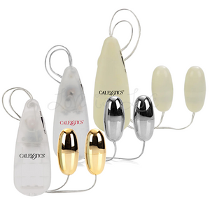 CalExotics Pocket Exotics Vibrating Double Bullets Gold, SIlver or Glow in the Dark buy in Singapore LoveisLove U4ria