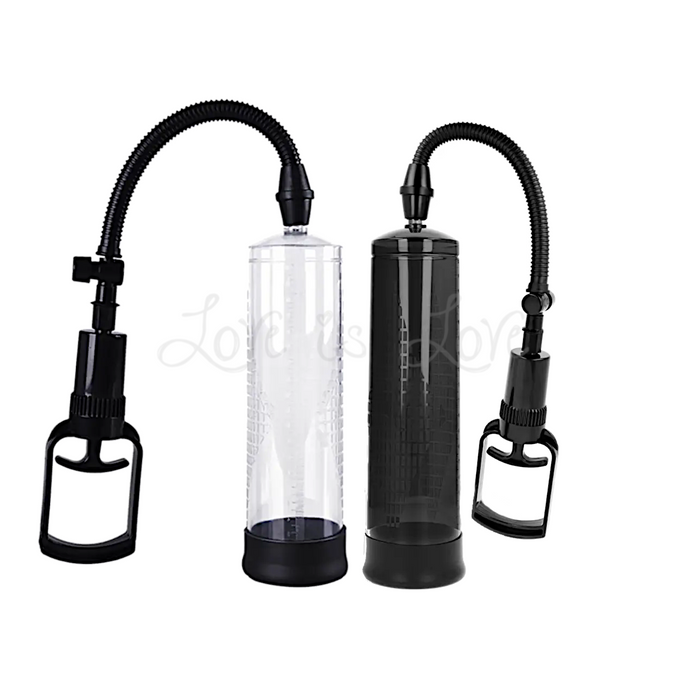 Manual Penis Enhancer Pump 2 Black or Clear