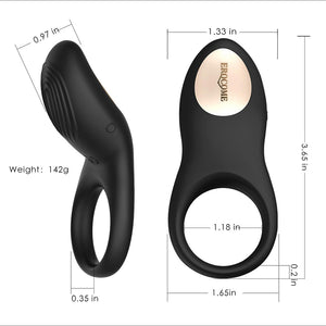 Erocome Sagitta Rechargeable Vibrating Cock Ring with or without Remote Control Buy in Singapore LoveisLove U4Ria