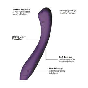 Je Joue Juno Sleek Silicone G-Spot Vibrator Purple Vibrators - G-Spot Vibrators Buy in Singapore LoveisLove U4Ria