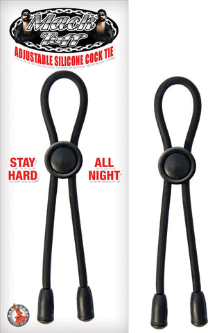 Nasstoys Mack Tuff Adjustable Silicone Cock Tie Black Cock Rings - Adjustable Cock Rings Buy Sex Toys in Singapore LoveisLove U4Ria