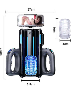 Leten SM 500 Super Thrusting USB Rechargeable Masturbator with Telephone Mount Male Masturbators - Automatic Masturbators Buy in Singapore LoveisLove U4Ria