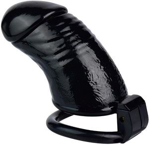 Realistic Penis Chastity Cage 4-Piece Ring Kit #201 Black S, M, L, XL For Him - Chastity Devices  Buy Sex Toys in Singapore LoveisLove U4Ria