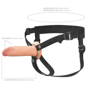 Fantasy X-Tensions Elite Hollow Silicone Strap-On 6 Inch or 7 Inch Hollow Strap-Ons Buy Sex Toys in Singapore LoveisLove U4Ria