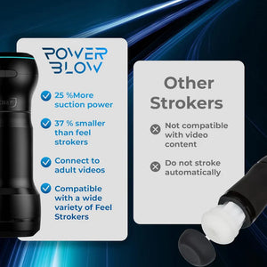 Kiiroo Feel Pocket Stroker + Powerblow Interactive Suction Device (New Release on Nov 2024) Male Mastubators - handheld strokers Kiiroo Feel Pocket Stroker + Powerblow Interactive Suction Device (New Release on Nov 2024) Male Mastubators - handheld strokers