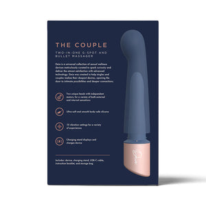 Deia The Couple Two-in-One G-Spot and Bullet Massager Vibrators - G-Spot Vibrators Buy in Singapore LoveisLove U4Ria