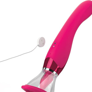 Jimmyjane Apex Oral Sex Simulator With Suction, Licking And Vibrating Massager Vibrators - Clit Stimulation & G-Spot Buy in Singapore LoveisLove U4Ria