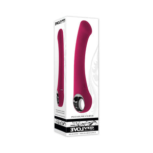 Evolved Pleasure Curve Silicone G-Spot Vibrator Burgundy Vibrators - G-Spot Vibrators  Buy in Singapore LoveisLove U4Ria