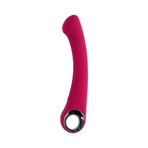 Evolved Pleasure Curve Silicone G-Spot Vibrator Burgundy Vibrators - G-Spot Vibrators  Buy in Singapore LoveisLove U4Ria