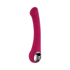 Evolved Pleasure Curve Silicone G-Spot Vibrator Burgundy Vibrators - G-Spot Vibrators  Buy in Singapore LoveisLove U4Ria