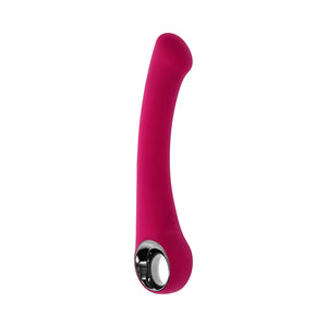 Evolved Pleasure Curve Silicone G-Spot Vibrator Burgundy Vibrators - G-Spot Vibrators  Buy in Singapore LoveisLove U4Ria