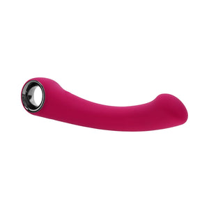 Evolved Pleasure Curve Silicone G-Spot Vibrator Burgundy Vibrators - G-Spot Vibrators  Buy in Singapore LoveisLove U4Ria