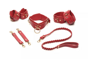 Bedroom Bliss Lover's Restraints Set Black or Red Bondage - Bedroom Bondage Kits