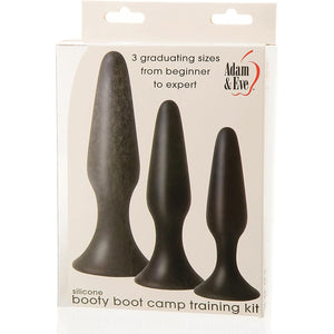 Adam & Eve Booty Boot Camp 3 Silicone Suction Cup Plug Training Kit Buy in Singapore LoveisLove U4Ria 