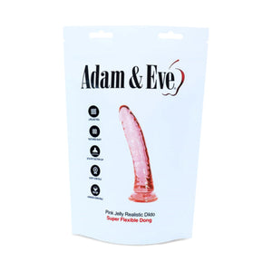 Adam & Eve Pink Jelly Realistic Dildo Buy in Singapore LoveisLove U4Ria 