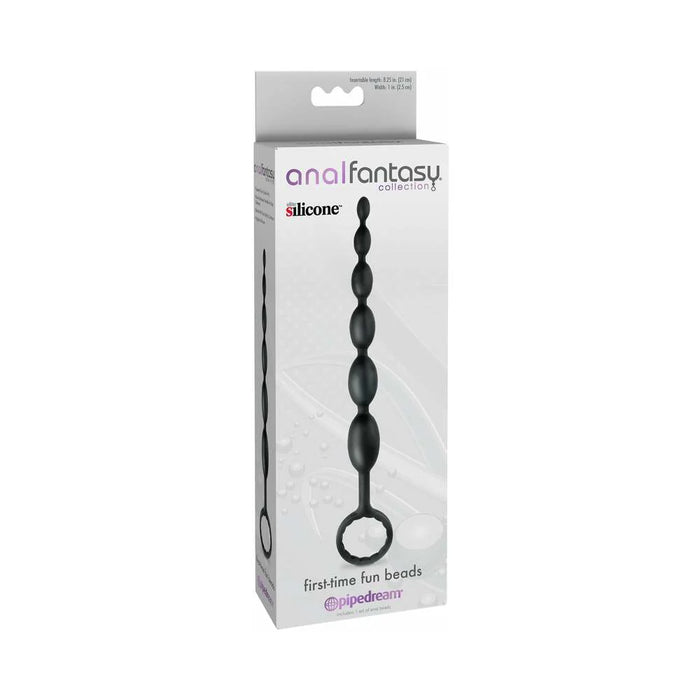 Anal Fantasy Collection First-Time Fun Silicone Anal Beads