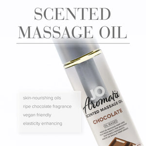 System Jo Aromatix Scented Massage Oil 120 ml / 4 fl oz Strawberry or Vanilla or Chocolate For Us - Sexy Massage Buy in Singapore LoveisLove U4Ria