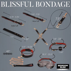 Bedroom Bliss Lover's Deluxe Bondage Set Buy in Singapore LoveisLove U4Ria 