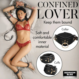 Bedroom Bliss Lover's Restraints Set Black Buy in Singapore LoveisLove U4ria 