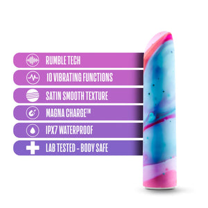 Blush Limited Addiction Power Vibe 4-Inch Vibrator with RumboTech Technology