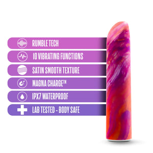 Blush Limited Addiction Power Vibe 4-Inch Vibrator with RumboTech Technology