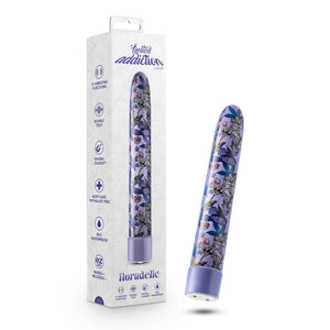 Blush Limited Addiction Rechargeable 7 Inch Vibrator Floradelic Purple or Utopia Aqua Vibrators - Bullet Vibrator  Buy in Singapore LoveisLove U4Ria