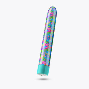 Blush Limited Addiction Rechargeable 7 Inch Vibrator Floradelic Purple or Utopia Aqua Vibrators - Bullet Vibrator  Buy in Singapore LoveisLove U4Ria