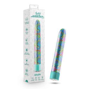 Blush Limited Addiction Rechargeable 7 Inch Vibrator Floradelic Purple or Utopia Aqua Vibrators - Bullet Vibrator  Buy in Singapore LoveisLove U4Ria