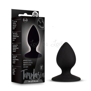 Blush Temptasia Slave Plug or Slut Plug Black