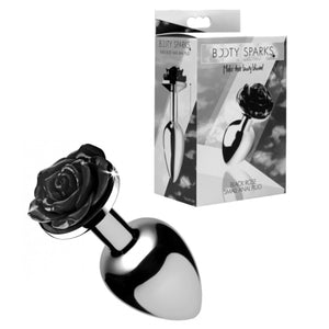 Booty Sparks Anal Plug Red Rose or Black Rose (Authorized Dealer)