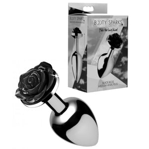 Booty Sparks Anal Plug Red Rose or Black Rose (Authorized Dealer)