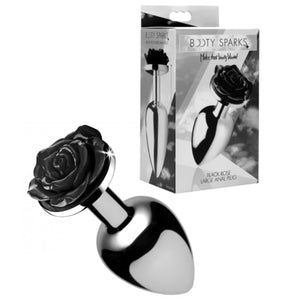 Booty Sparks Anal Plug Red Rose or Black Rose (Authorized Dealer)