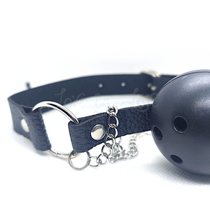 Breathable Ball Gag with Adjustable Straps & Nipple Clamps Bondage - Ball & Bit Gags Buy Sex Toys in Singapore LoveisLove U4Ria