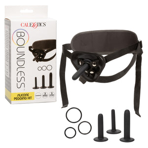 CalExotics Boundless Silicone Pegging Kit Strap On Curve or Straight Strap-Ons & Harnesses - Strap-On Kits  Buy in Singapore LoveisLove U4Ria