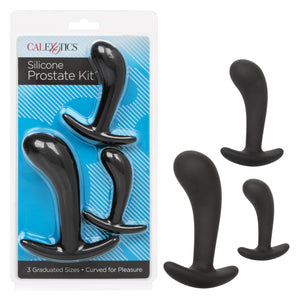 CalExotics Silicone Prostate Kit 3 Graduated Sizes Anal - Anal Trainer Kits Buy in Singapore LoveisLove U4Ria