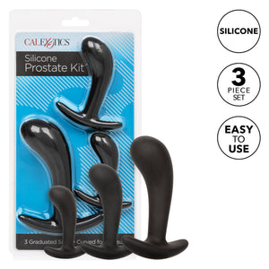 CalExotics Silicone Prostate Kit 3 Graduated Sizes Anal - Anal Trainer Kits Buy in Singapore LoveisLove U4Ria