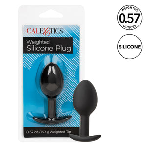 CalExotics Weighted Silicone Plug (16.3 g Weighted Tip) Anal - Anal Probes & Tools Buy in Singapore LoveisLove U4Ria