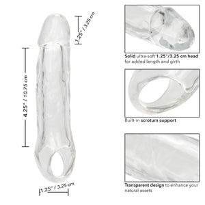 CalExotics Performance Maxx Clear Extension 5.5" or 6.5" For Him - Penis Extension Buy in Singapore LoveisLove U4Ria