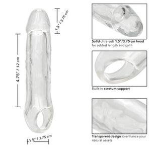 CalExotics Performance Maxx Clear Extension 5.5" or 6.5" For Him - Penis Extension Buy in Singapore LoveisLove U4Ria