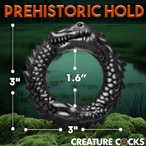 Creature Cocks Black Caiman Silicone Cock Ring Buy in Singapore LoveisLove U4Ria 