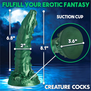 Creature Cocks Cockness Monster Lake Creature Silicone Dildo Green Buy in Singapore LoveisLove U4Ria 