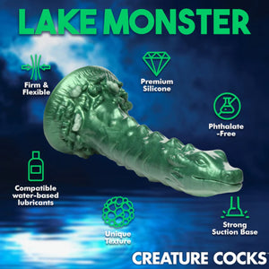 Creature Cocks Cockness Monster Lake Creature Silicone Dildo Green Buy in Singapore LoveisLove U4Ria 