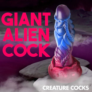 Creature Cocks Intruder Alien Silicone Dildo Purple Buy in Singapore LoveisLove U4Ria 